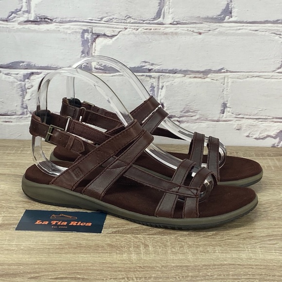 Columbia Tilly Jane Burgundy Leather Sandals